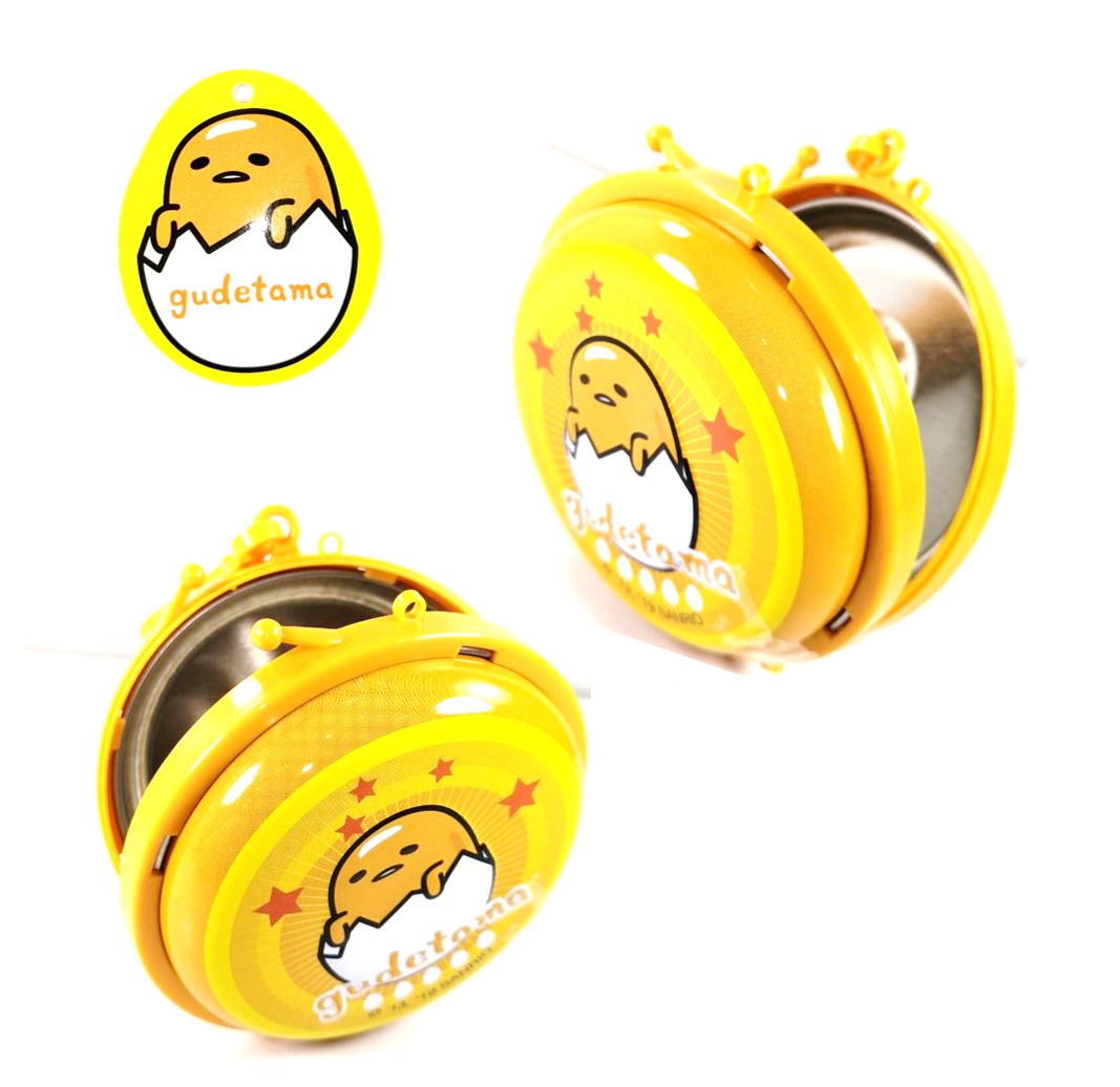 กล่องเหล็กกลมใส่ของลวดลายการ์ตูนกูเดตามะ ไข่ขี้เกียจ