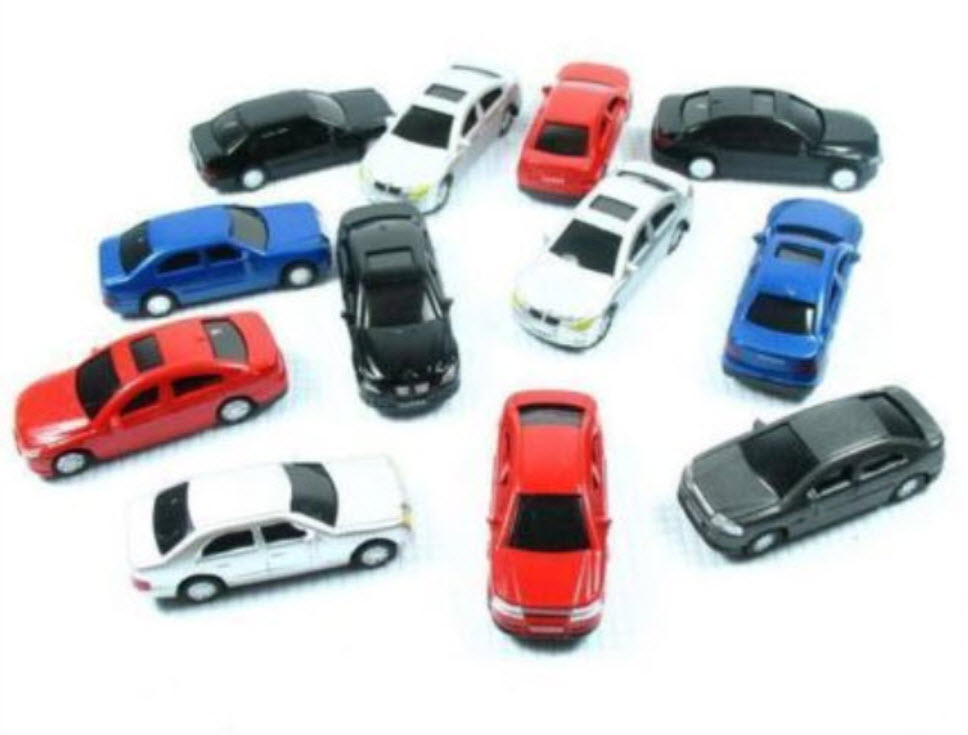 รถจิ๋ว สเกล 1:200 ชุด 25 คัน