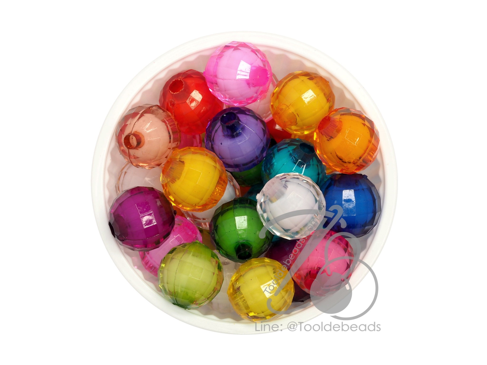 ลูกปัดสาคู 12มม. (500 กรัม) SKU-08748