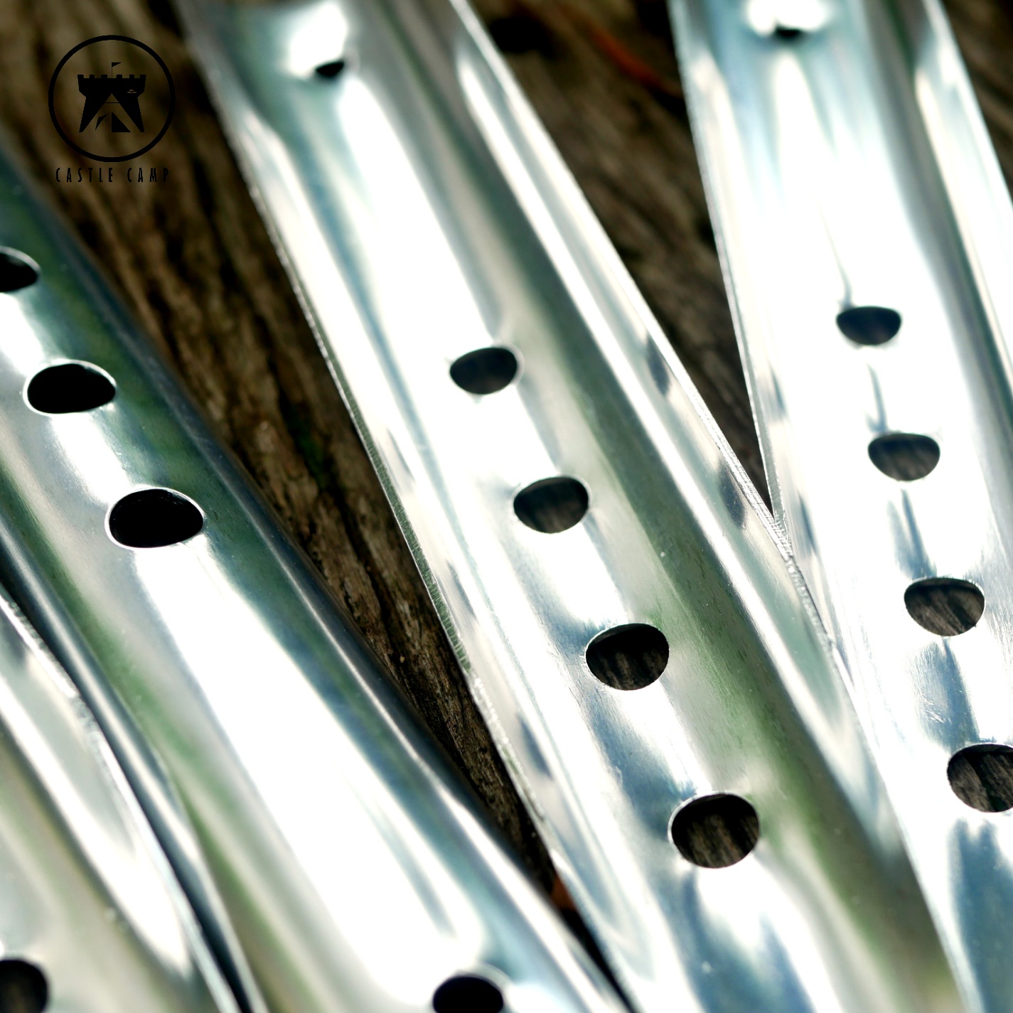 Aluminum Curve Sand Tent Peg 23cm.