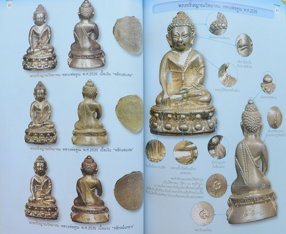 หนังสือรวมวัตถุมงคลและชี้ตำหนิพระเครื่อง หลวงพ่อคูณ ปริสุทฺโธ วัดบ้านไร่