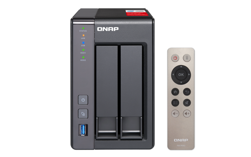 TS-251+-8G High-performance Intel quad-core NAS supporting HDMI, transcoding, and virtualization for homes and businesses