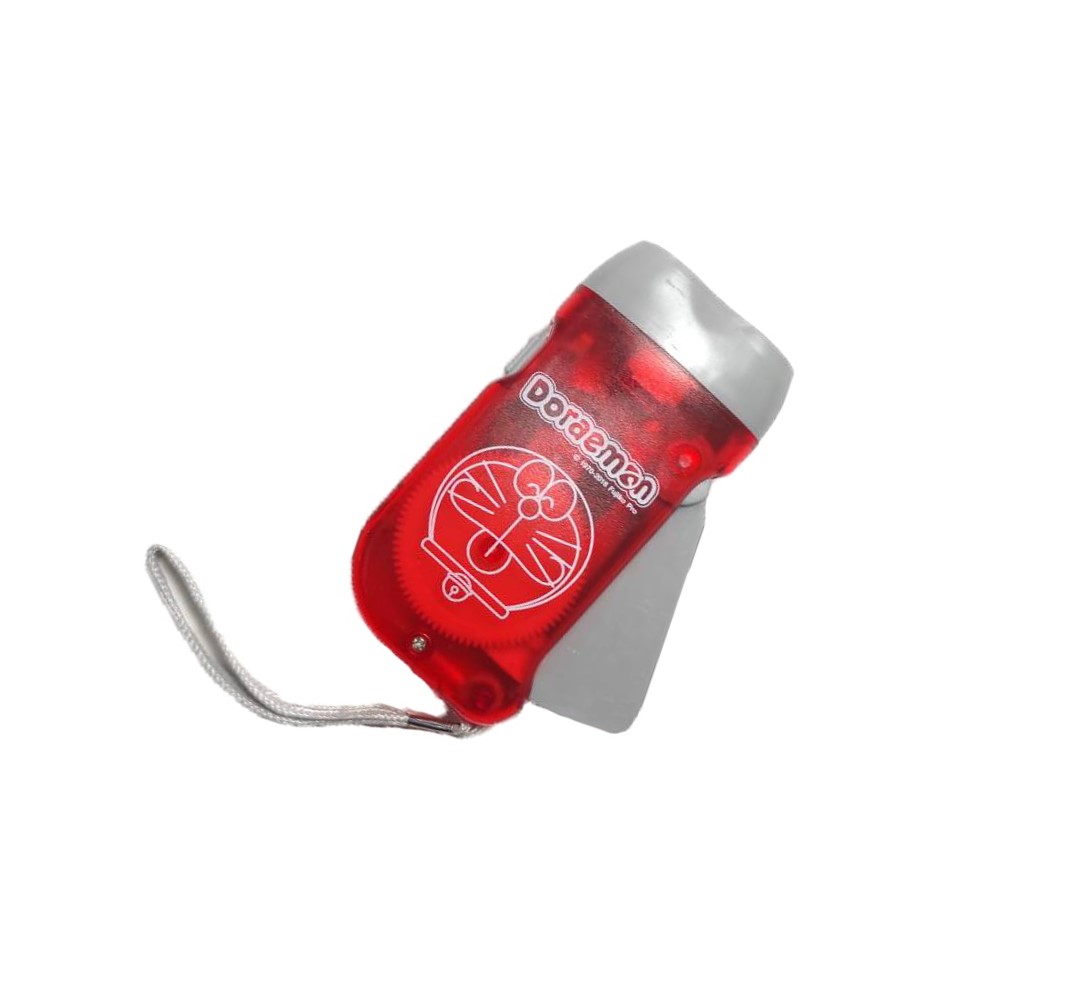 ไฟฉายโดเรม่อน พร้อมส่งมือปั้มไม่ใส่ถ่าน ไฟฉายDoraemon หลายสี