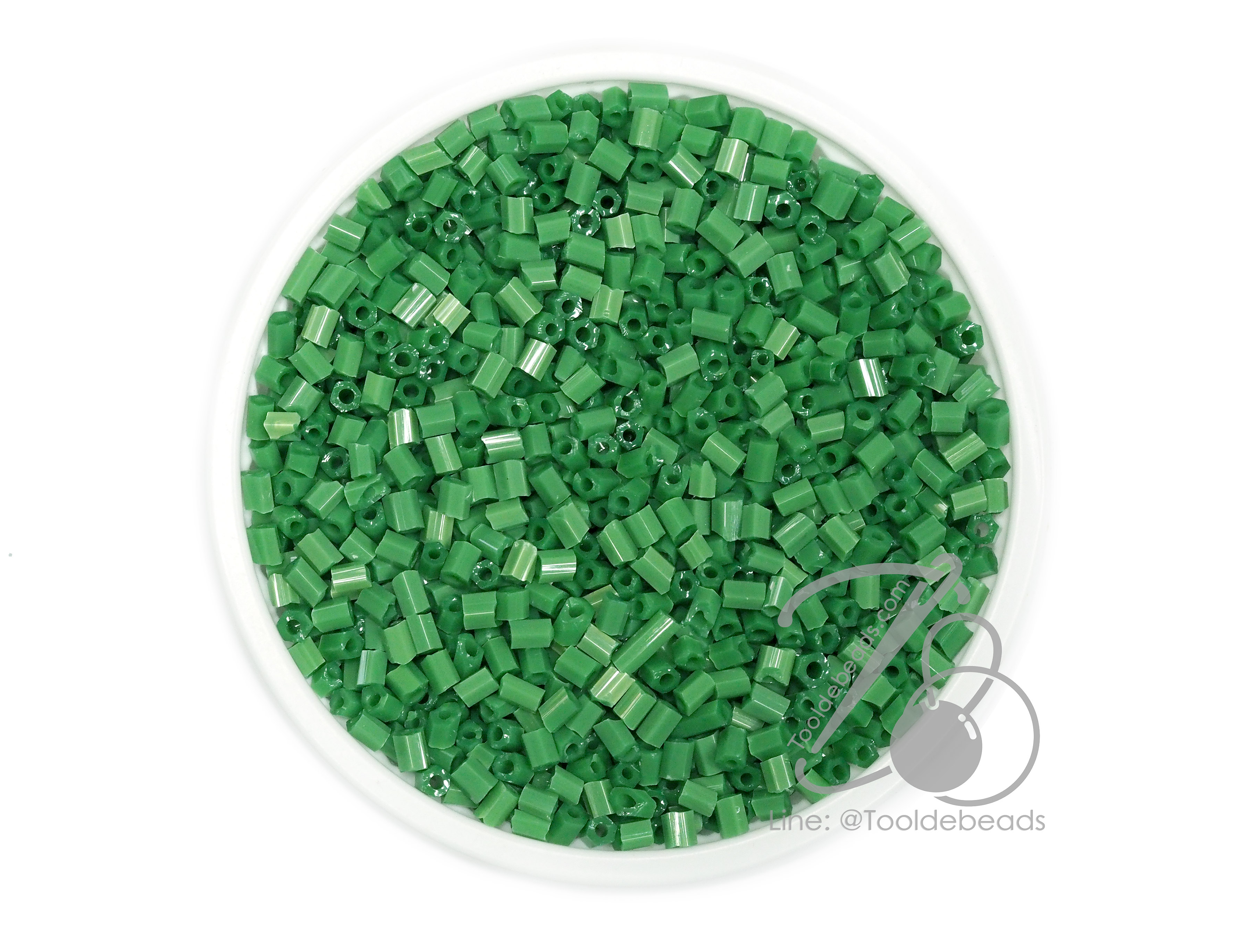 ปล้องสั้น โทนด้าน สีเขียวเข้ม (450 กรัม) SKU-14813