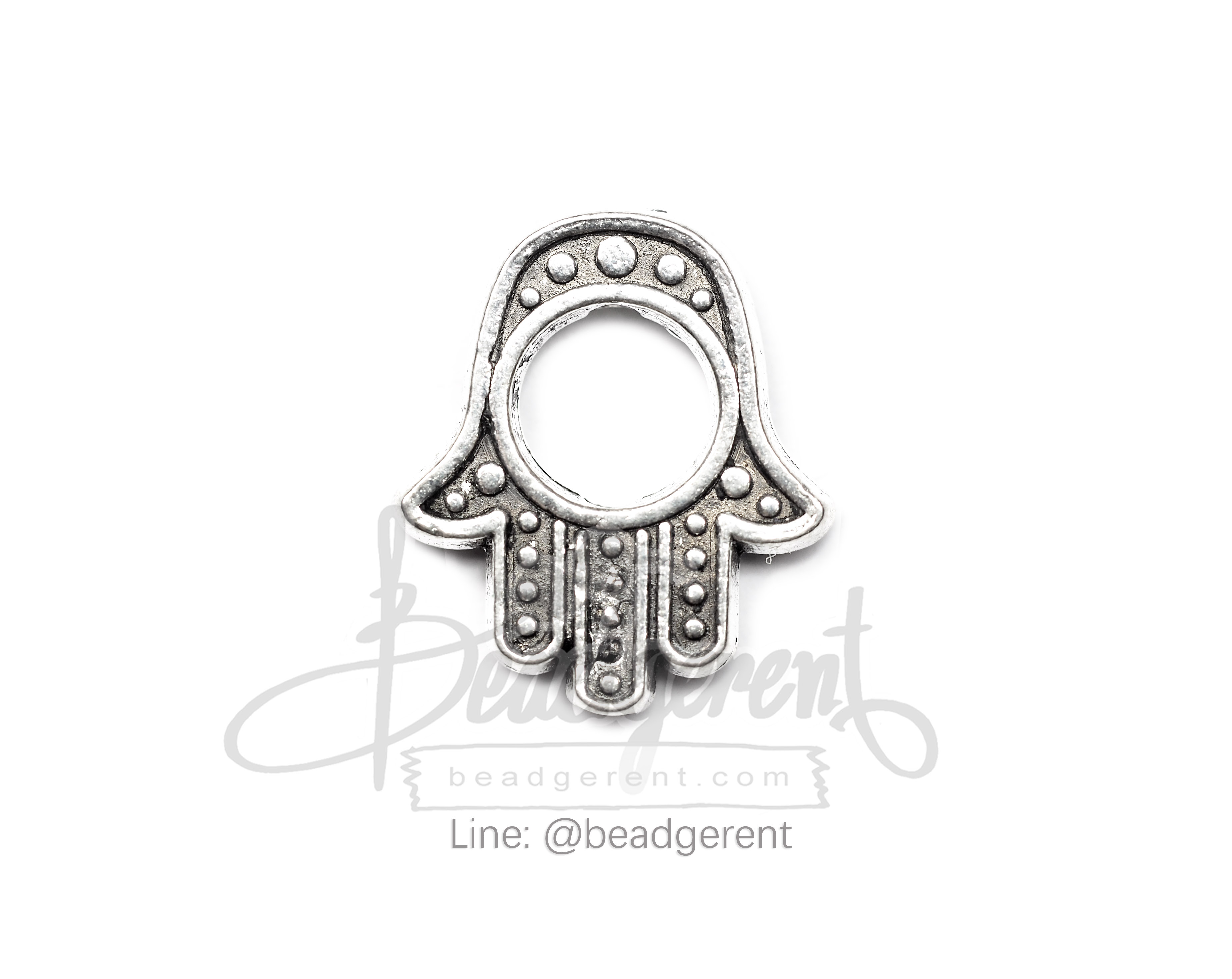 ลูกปัดโรเดียม 91 19มม. (1 ชิ้น) SKU-03566