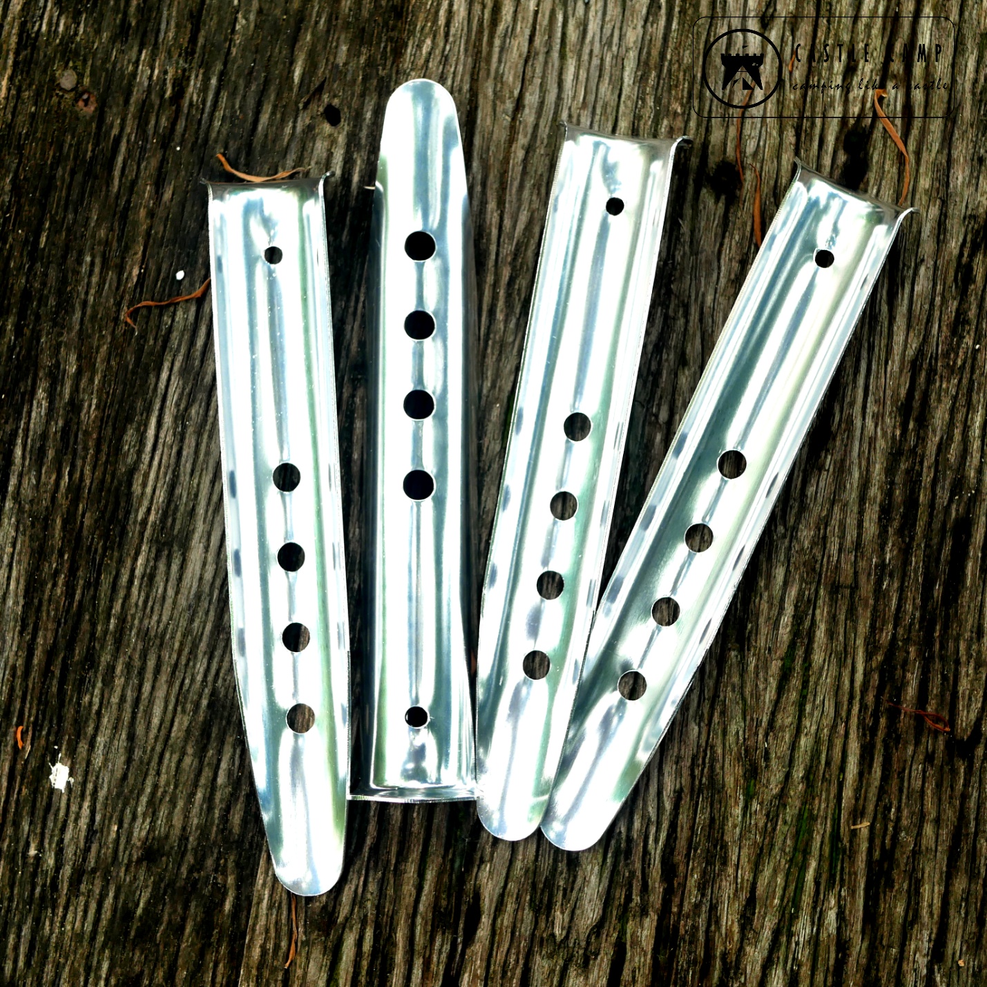 Aluminum Curve Sand Tent Peg 23cm.