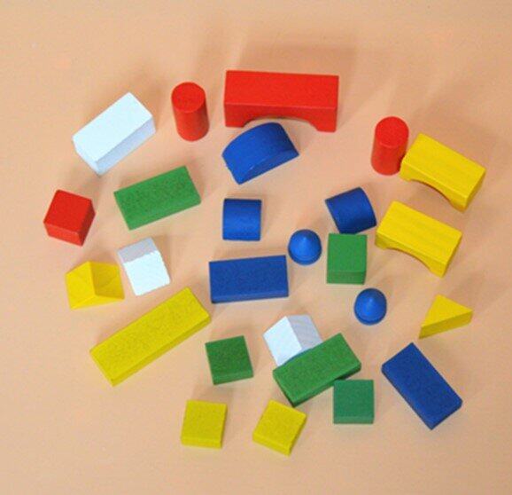 บล็อกไม้คณิตศาสตร์รูปทรงเรขาคณิต พร้อมส่ง Mathematical of Shape