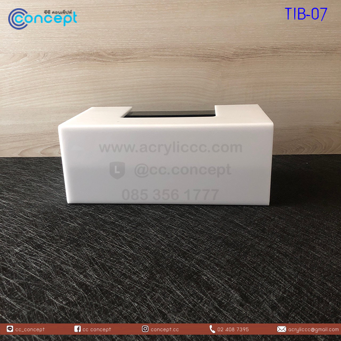 กล่องทิชชู่อะคริลิค (TIB-07)