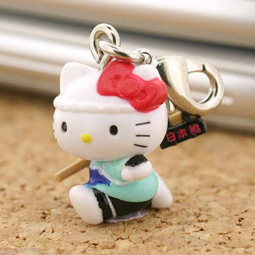 ที่ห้อยมือถือคิตตี้ท่องเที่ยวญี่ปุ่น (A)