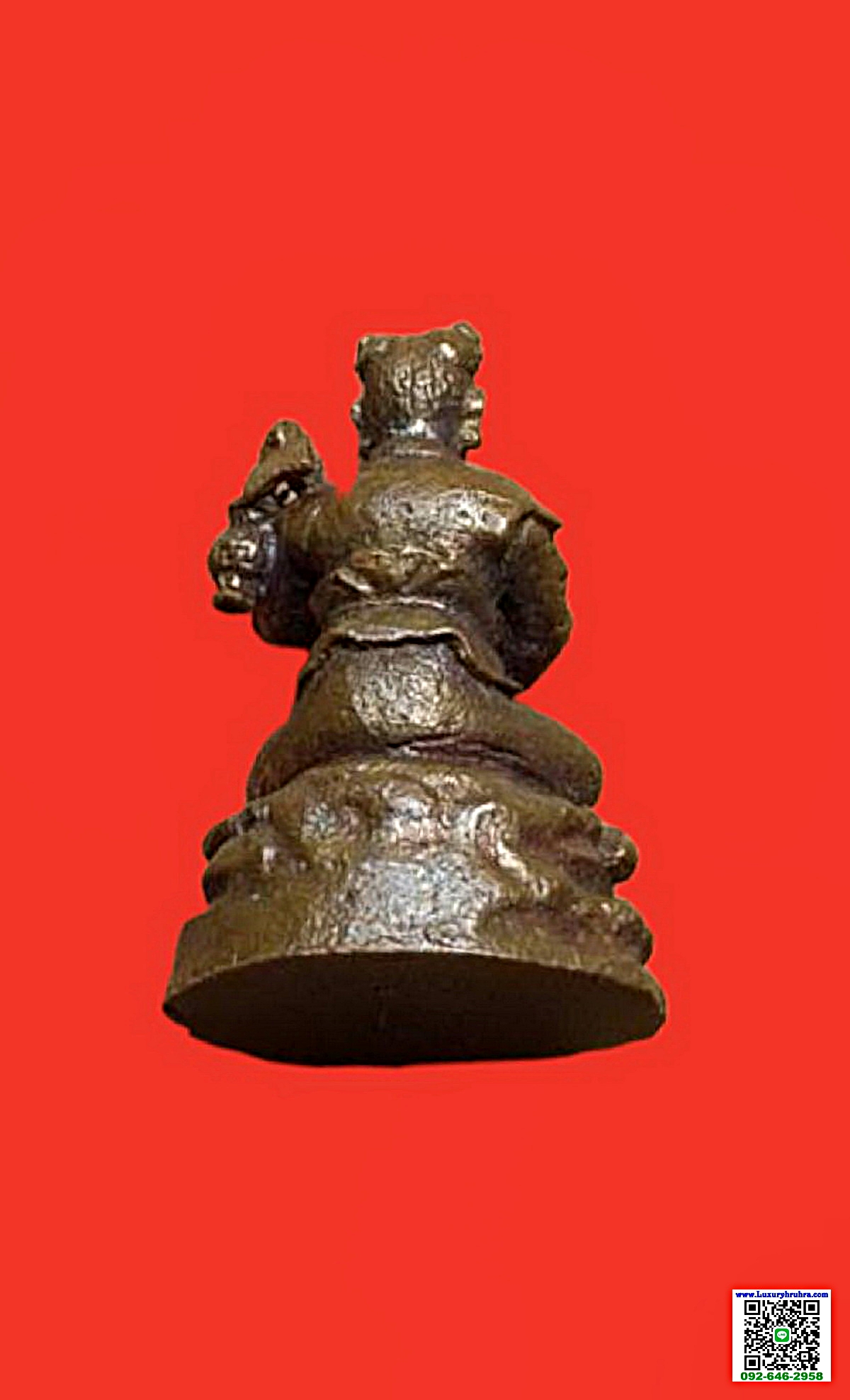 รูปหล่อลอยองค์หน่าไฉ่ฮั้วโจวซือแปดเซียนเนื้อทองแดง