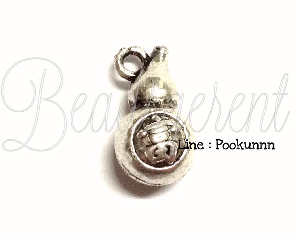 ลูกปัดโรเดียม 152 15มม. ลายน้ำเต้า (1 ชิ้น) SKU-03360