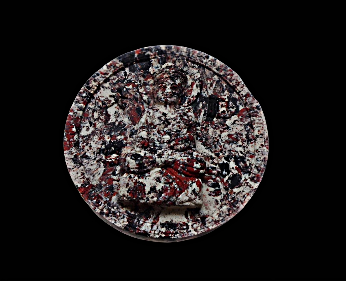 พระเนื้อผงไต้ฮงกงโจวซือรุ่น1ลาภผลบุญทวีมั่งมีศรีสุขพิมพ์ใหญ่จัมโบ้