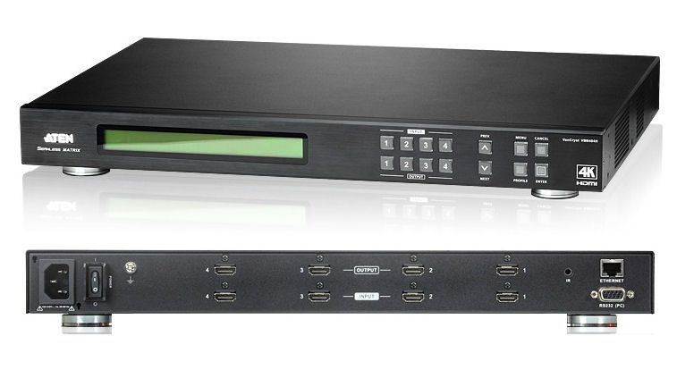 ATEN VM6404H 4x4 4K HDMI Video Wall 2x2
