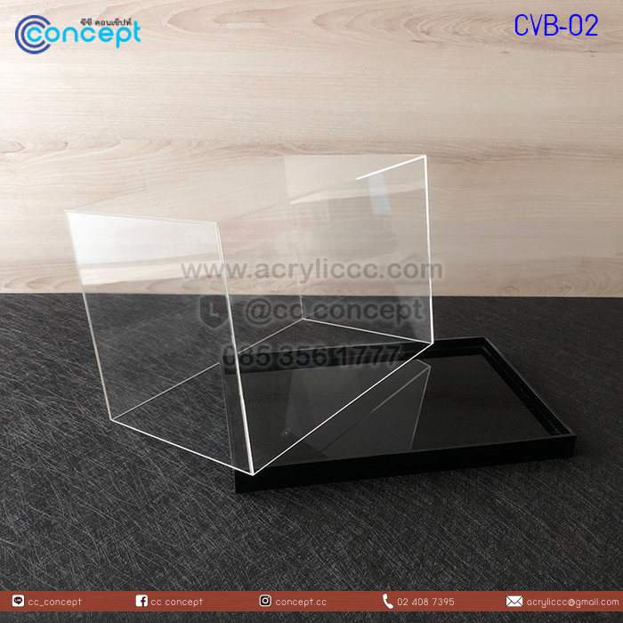 กล่องครอบอะคริลิค (CVB-02)