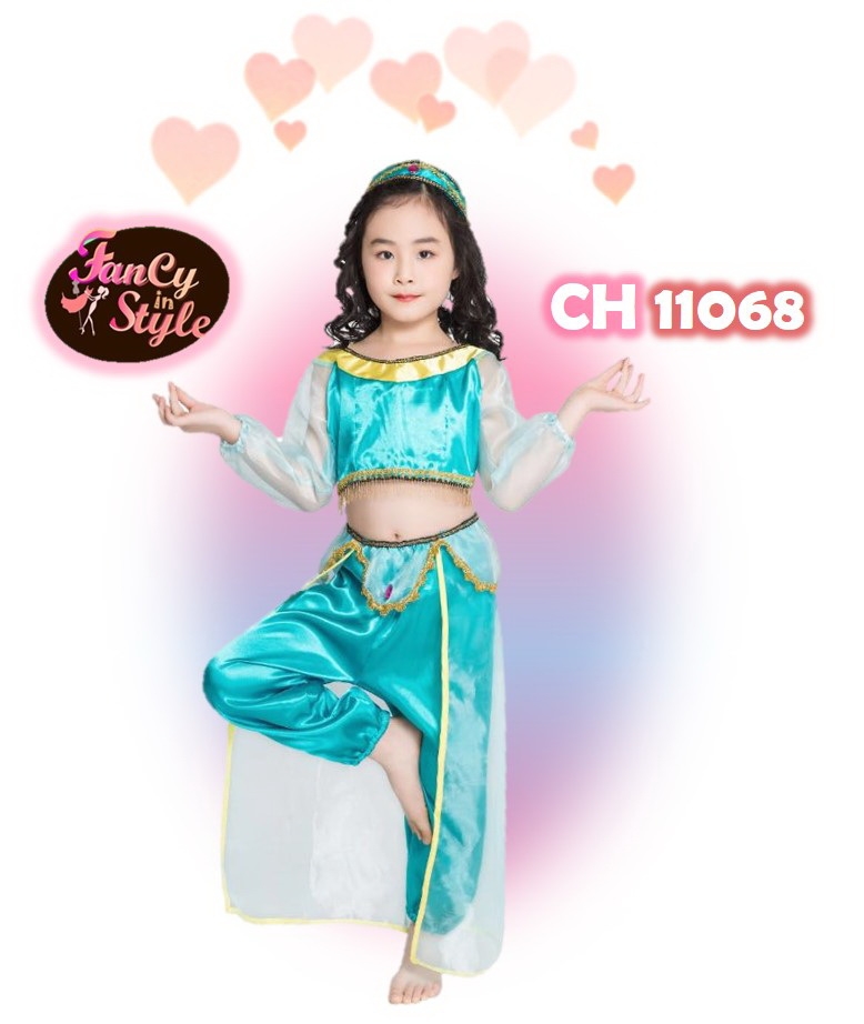 Children Costume ชุดแฟนซีสำหรับคุณหนู Princess Jasmine Costume for girls/ชุดแฟนซีเจ้าหญิงจัสมินสำหรับคุณหนู