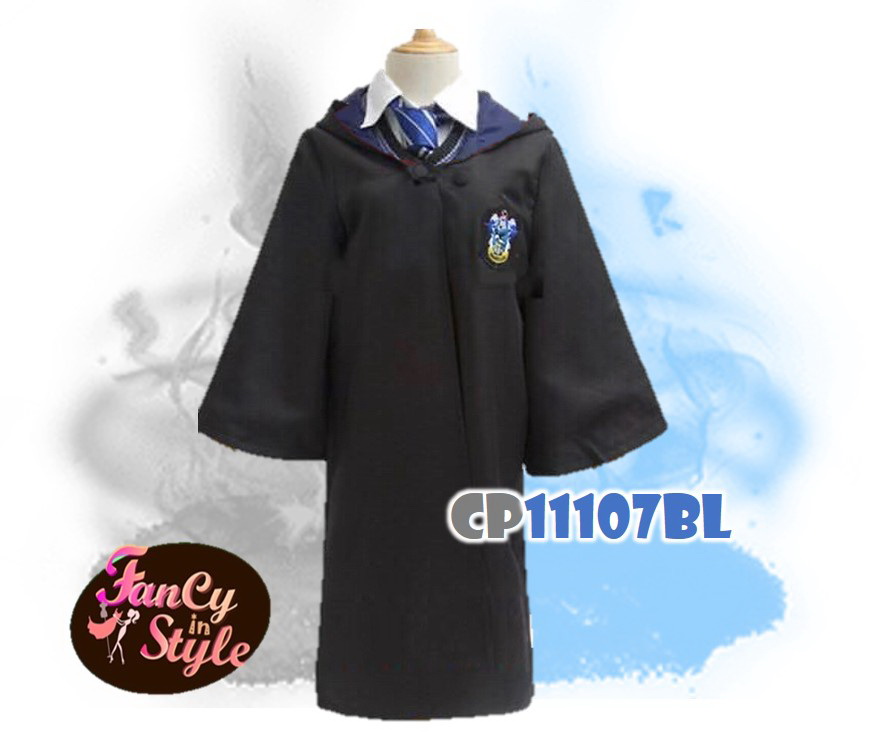 Fairy tale/Disney /Cartoon/Game costume/Harry Potter Costume Full Set for men/Ravenclaw House Uniform Costume Full Set for men/ชุดแฟนซีพ่อมดบ้านเรเวนคลอแบบครบเซ็ต 6 ชิ้น