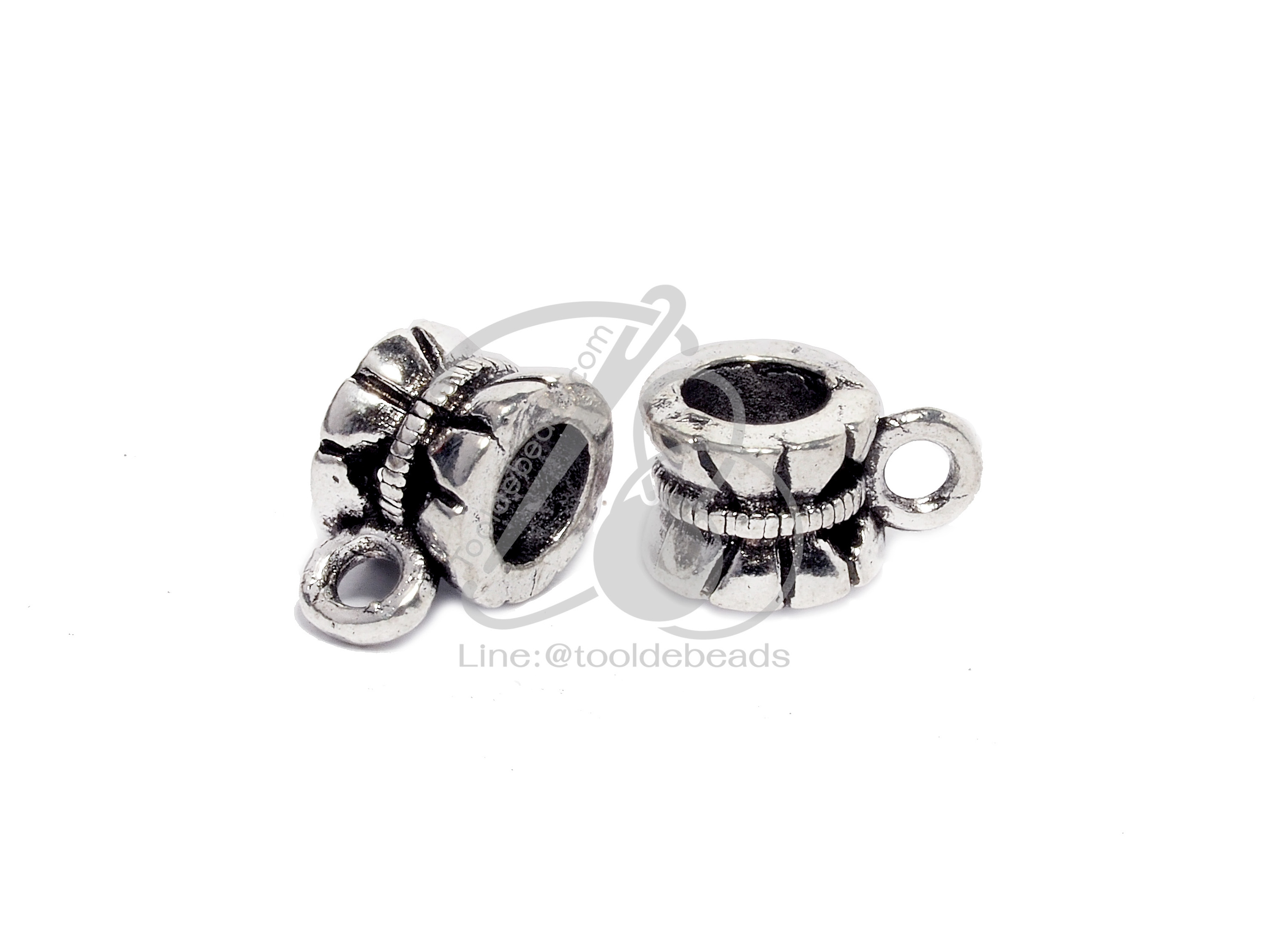 ลูกปัดโรเดียม 136 6มม. ตัวห้อยจี้ (1 ชิ้น) SKU-03320