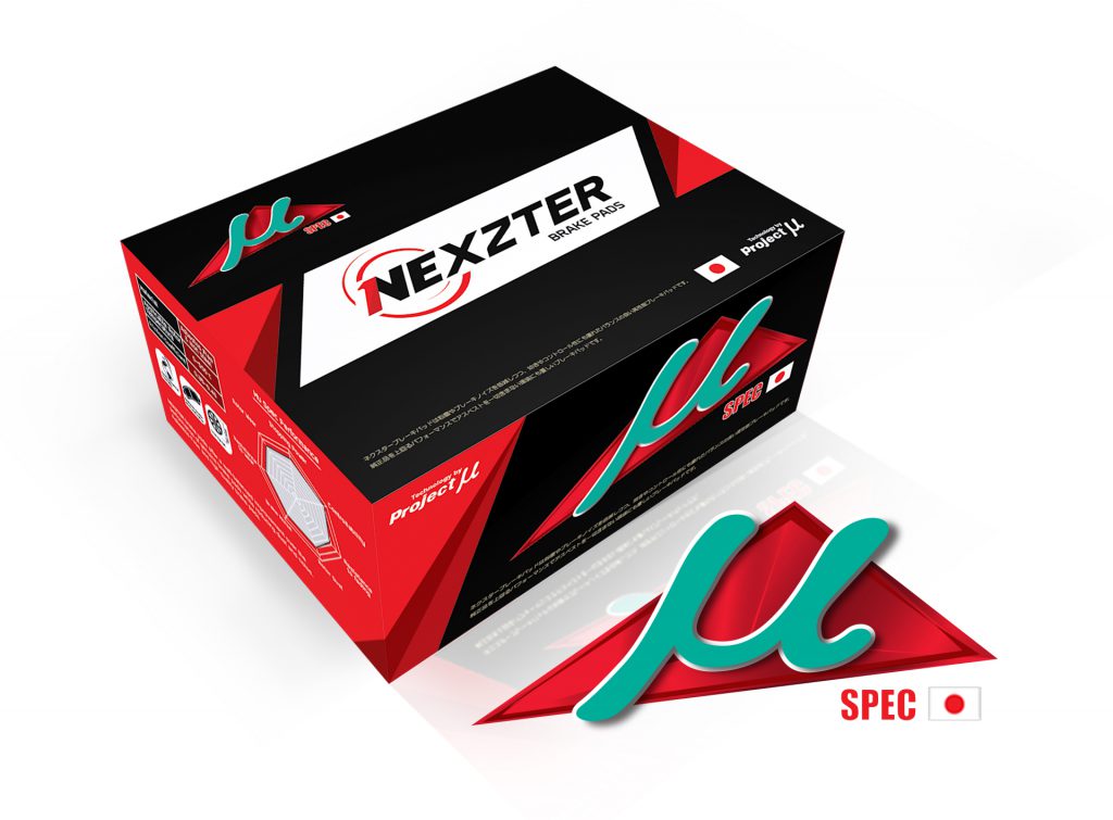 ผ้าเบรคหน้า JAZZ GE 2008 เกรด NEXZTER MU SPEC 500 องศา [คู่หน้า]