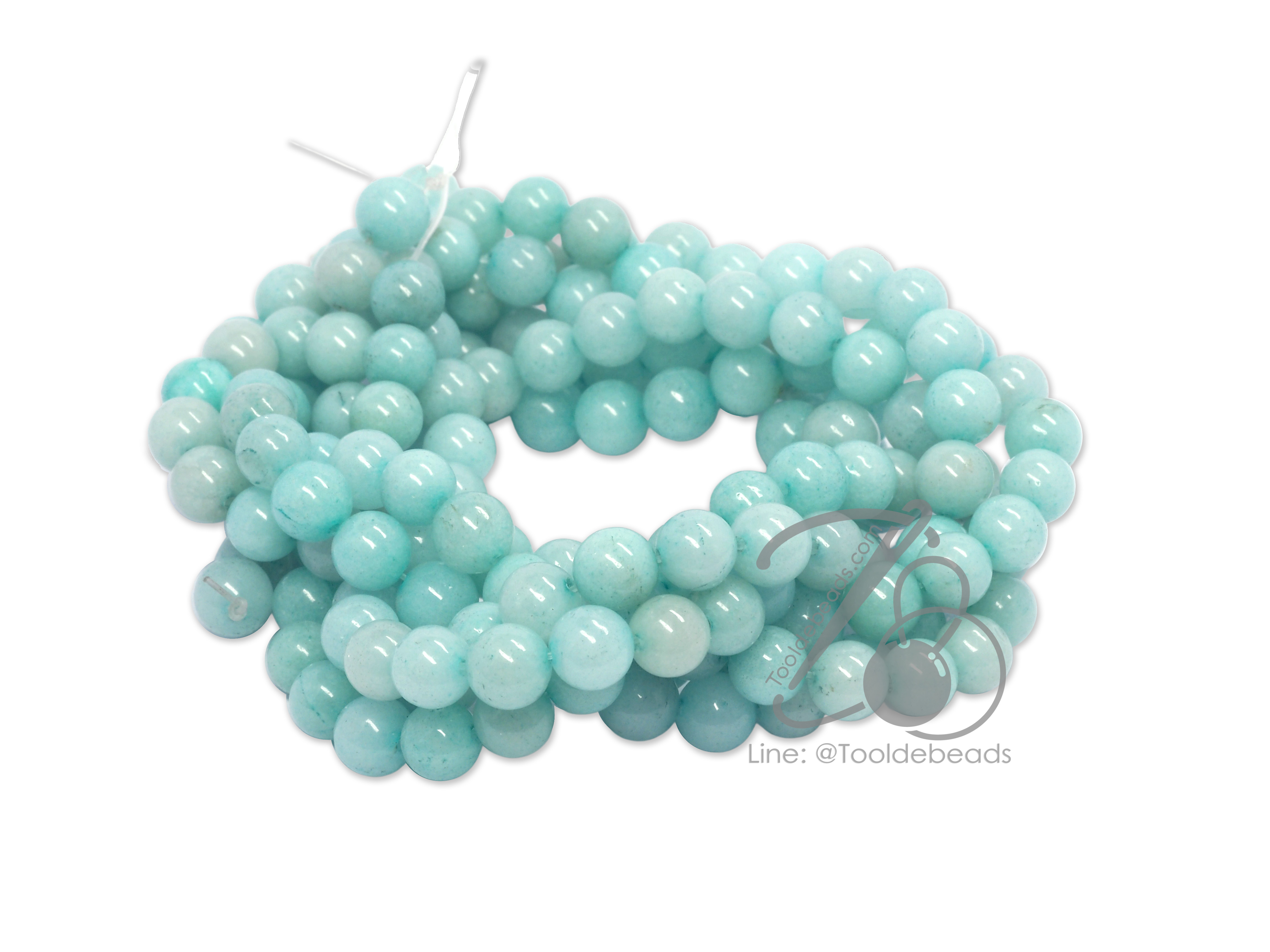 หิน amazonite 6มม. (56 เม็ด) SKU-09944