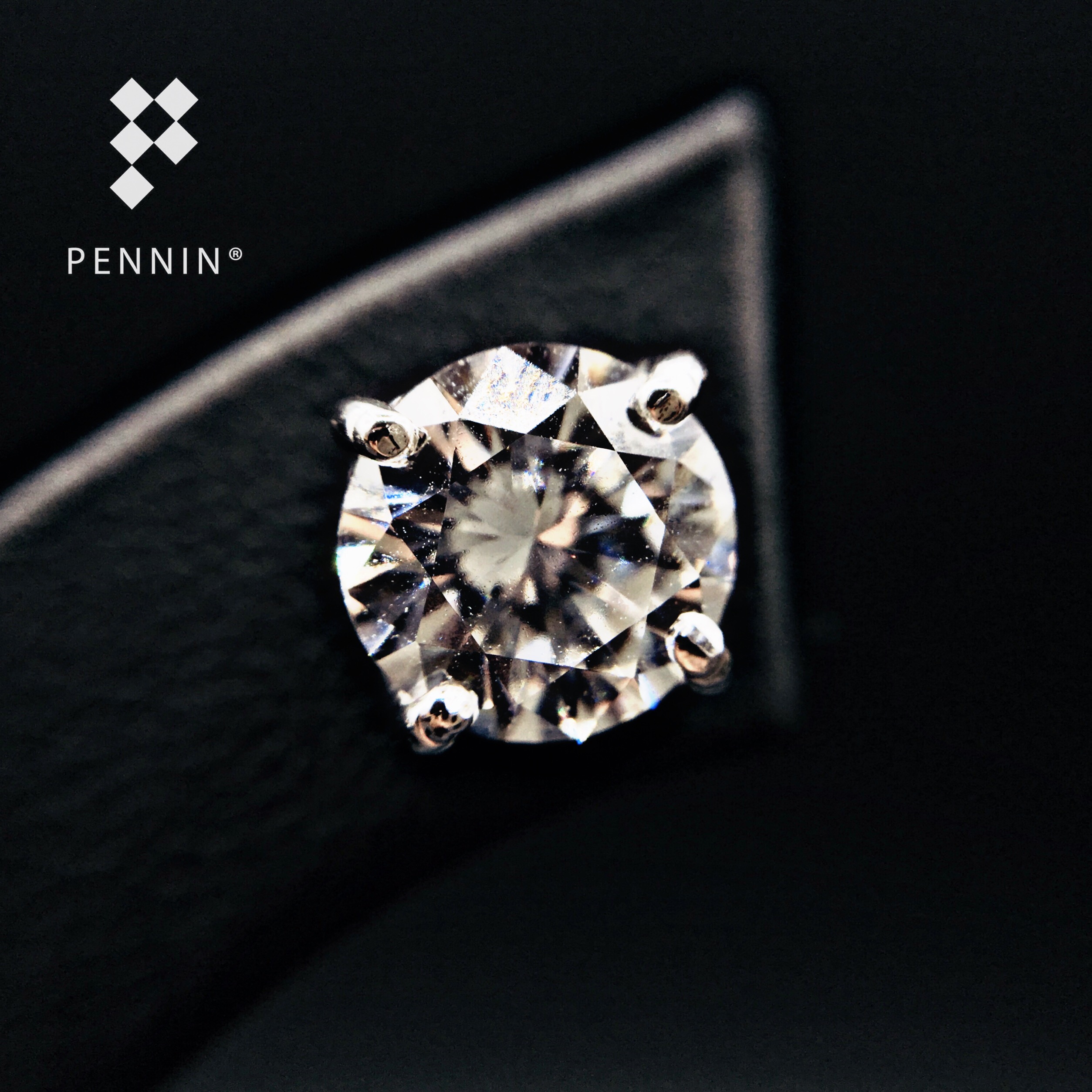 ต่างหูเพชรสวิส CZ เกรด Top 6A ขนาด 3mm-8mm เงินแท้ 925 ชุบทองคำขาว 4เตย สวยวิ้งทัดเทียมเพชรแท้