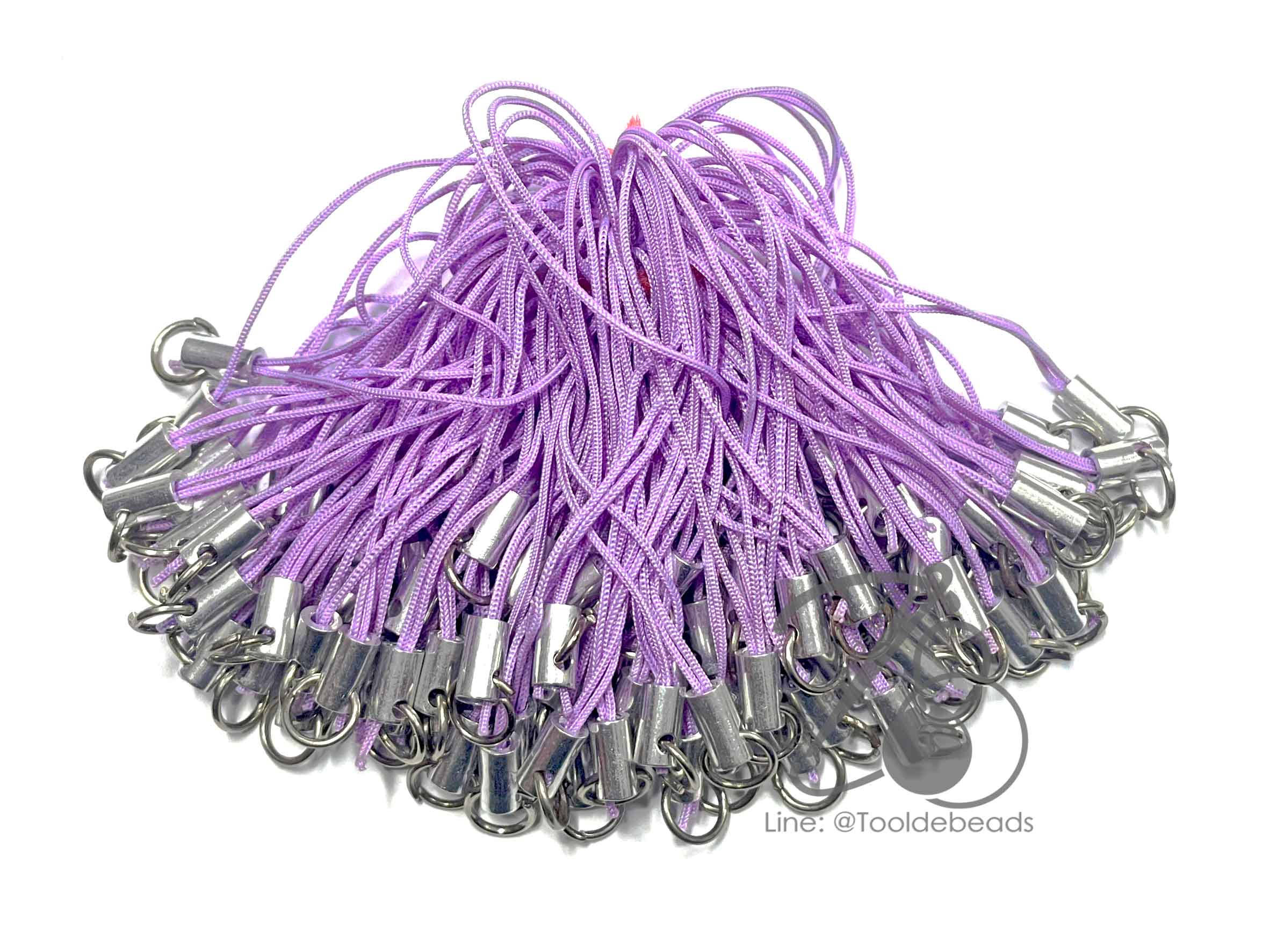 สายห้อยโทรศัพท์ ไม่มีก้ามปู (100 ชิ้น) SKU-07125