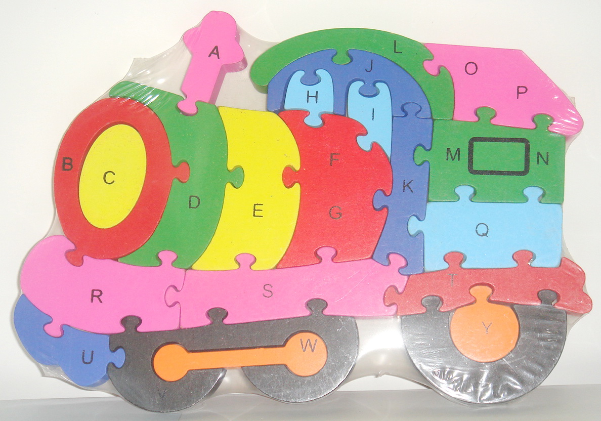 บล็อกไม้จิ๊กซอว์ไม้พร้อมส่ง หลายแบบ ตัวเลข ตัวอักษร หลากหลายสีสัน