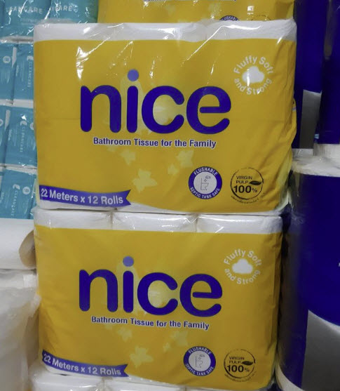 กระดาษชำระ ไนซ์ (Nice Bathroom Tissue) / แพ็ค (6 ม้วน)