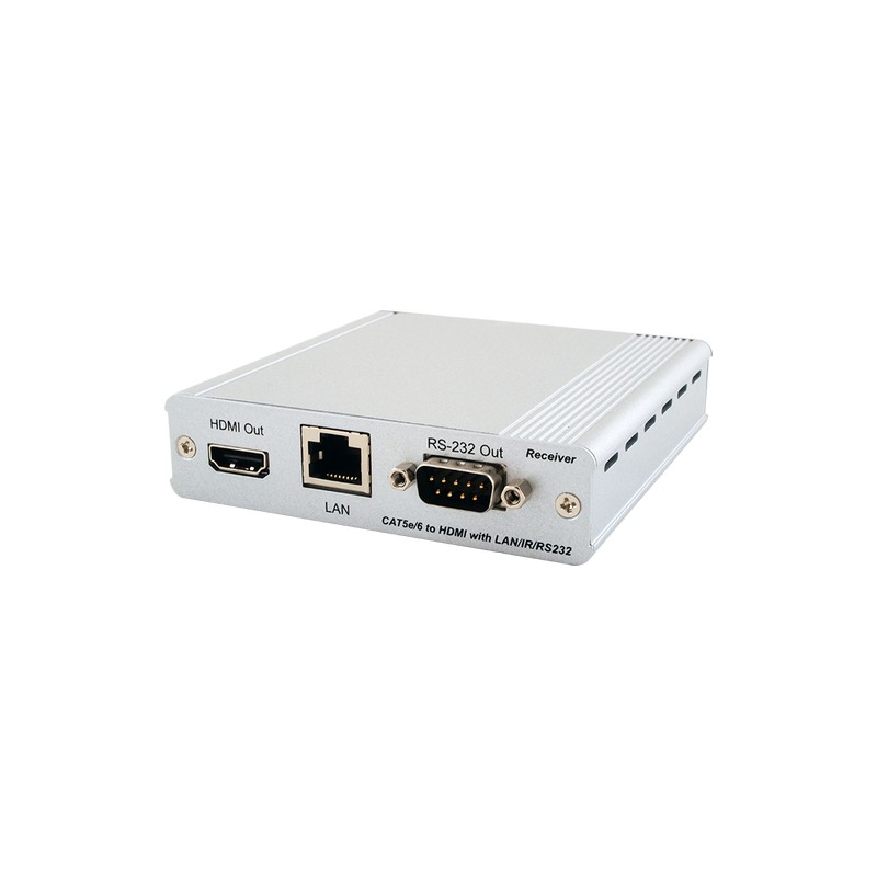 CYP HDMI OVER CAT5E/6/7 RECEIVER WITH 48V POH AND LAN SERVING