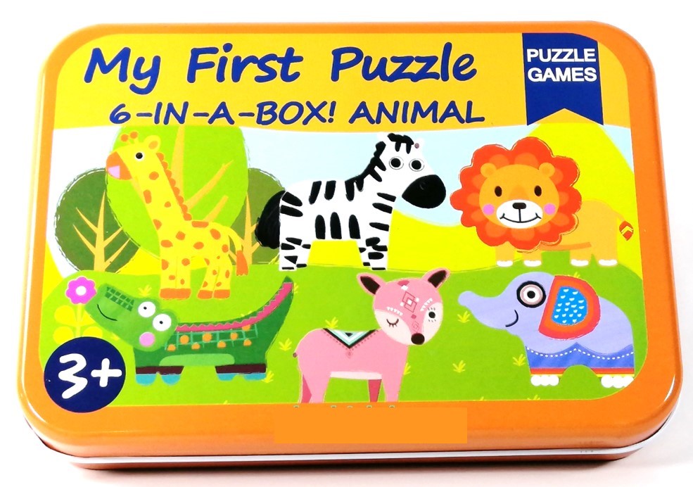 จิ๊กซอว์ไม้พร้อมส่ง หลากหลายแบบ สีสันสดใสแบบเล่นได้แบบ 6 IN 1