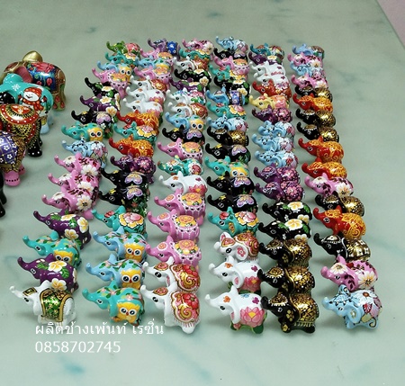PP1272-ช้างจิ้วเพ้นท์สี