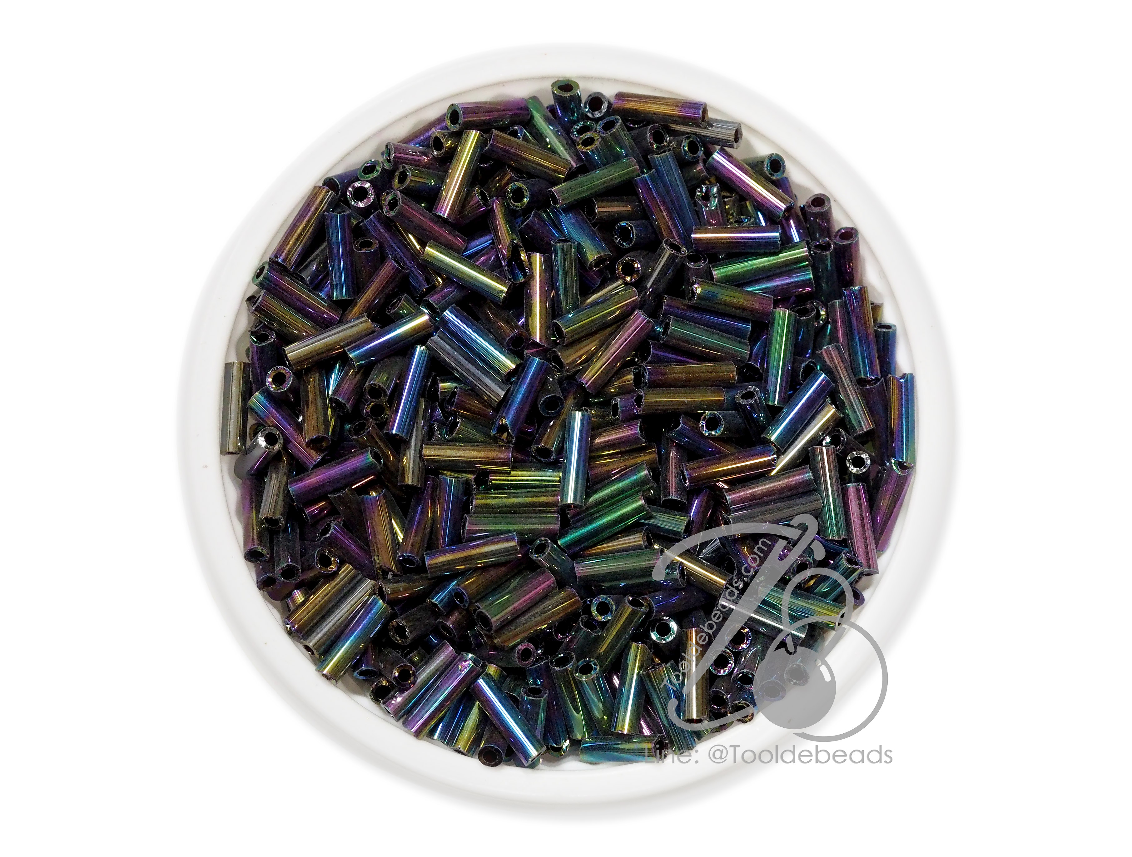 ปล้องยาว โทนรุ้ง สีดำ (450 กรัม) SKU-15863