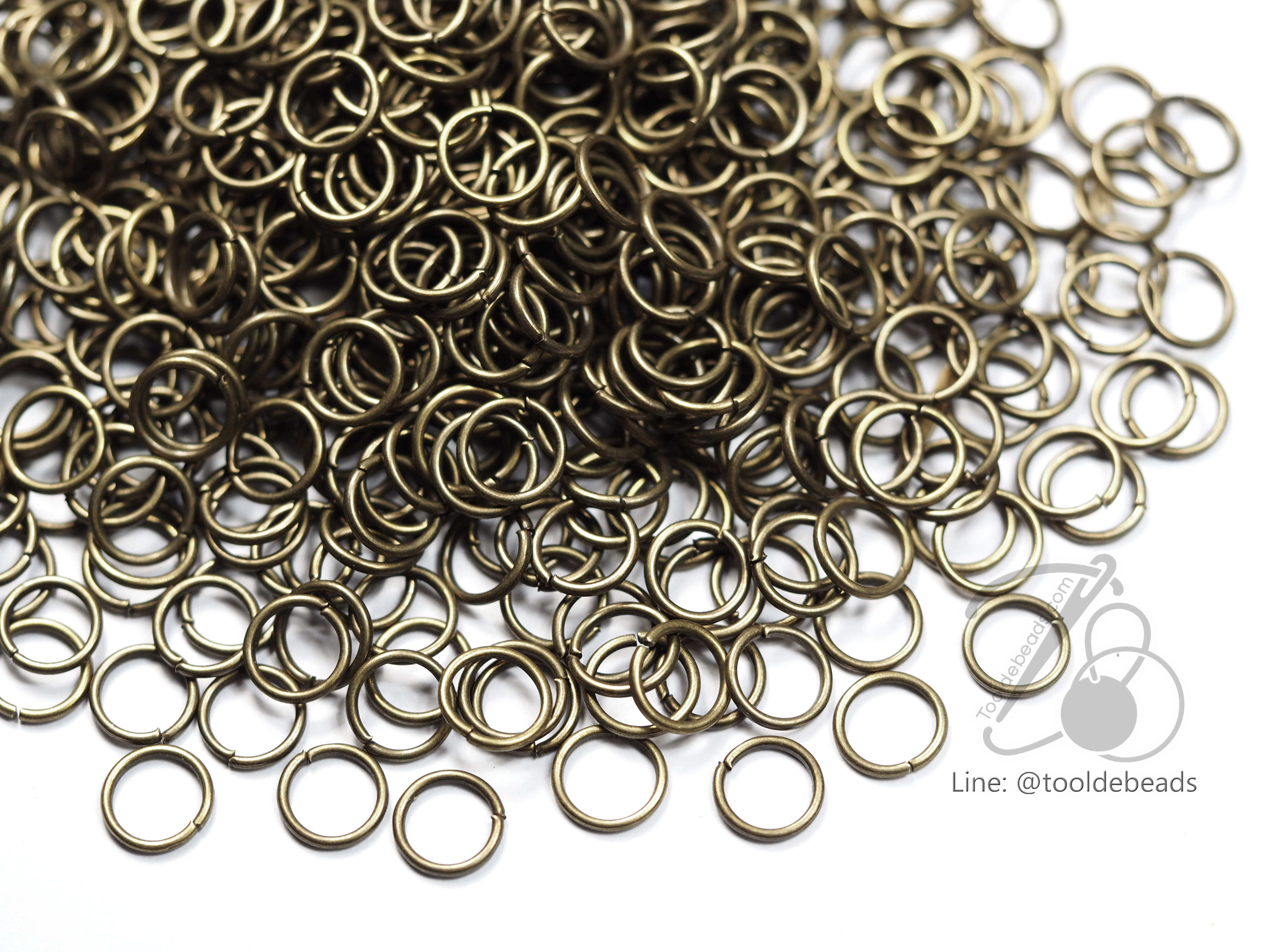 ห่วงกลม สีสนิม (10 กรัม) SKU-11255