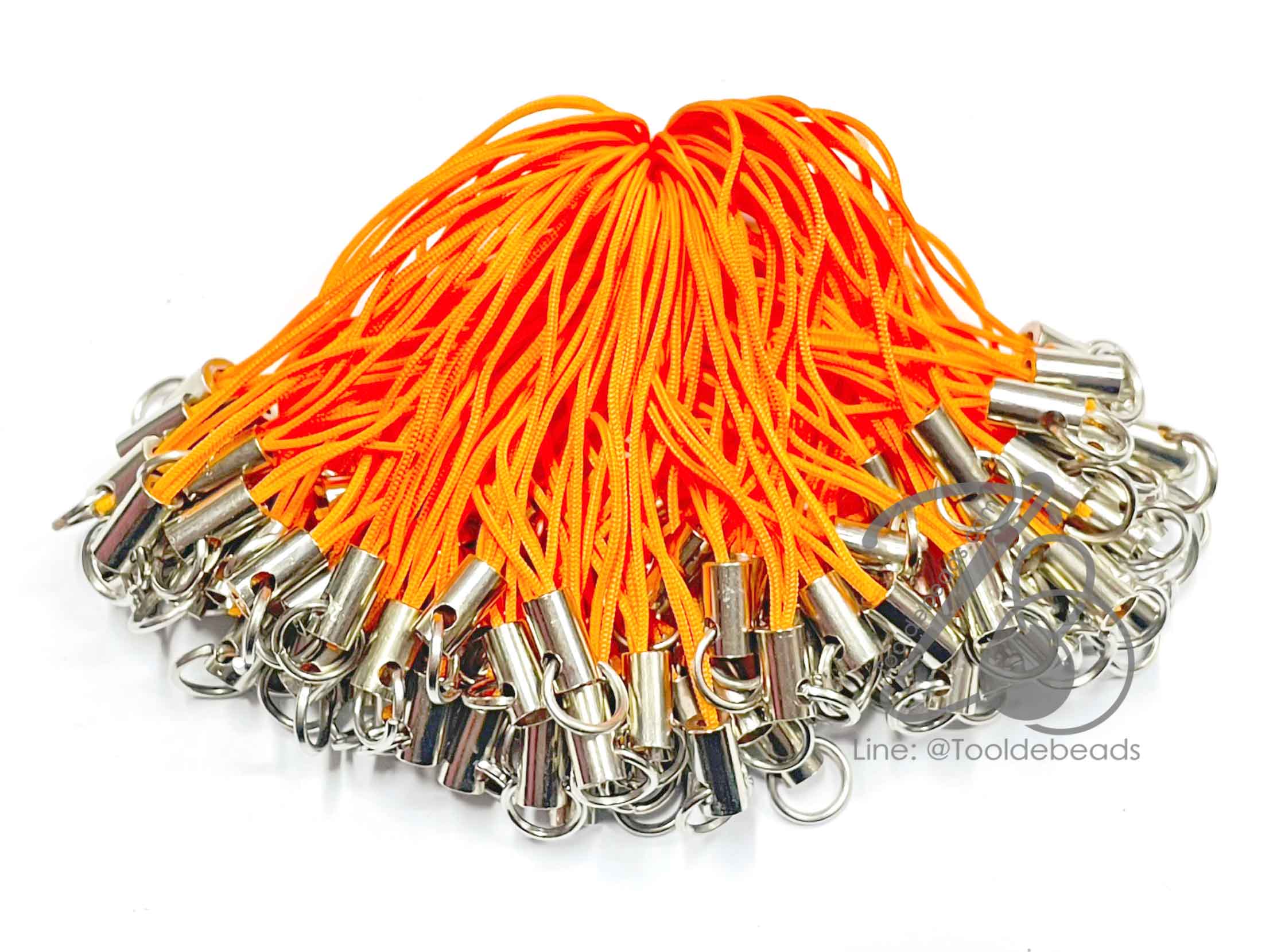 สายห้อยโทรศัพท์ ไม่มีก้ามปู (100 ชิ้น) SKU-07125