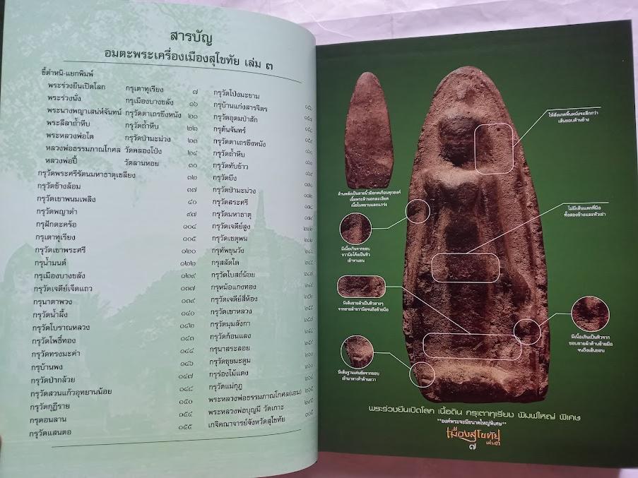 หนังสือ"อมตะพระเครื่อง เมืองสุโขทัย" เล่ม.3