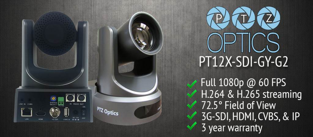 PTZ Optics 12X-USB-G2 (ควบคุมผ่าน network)