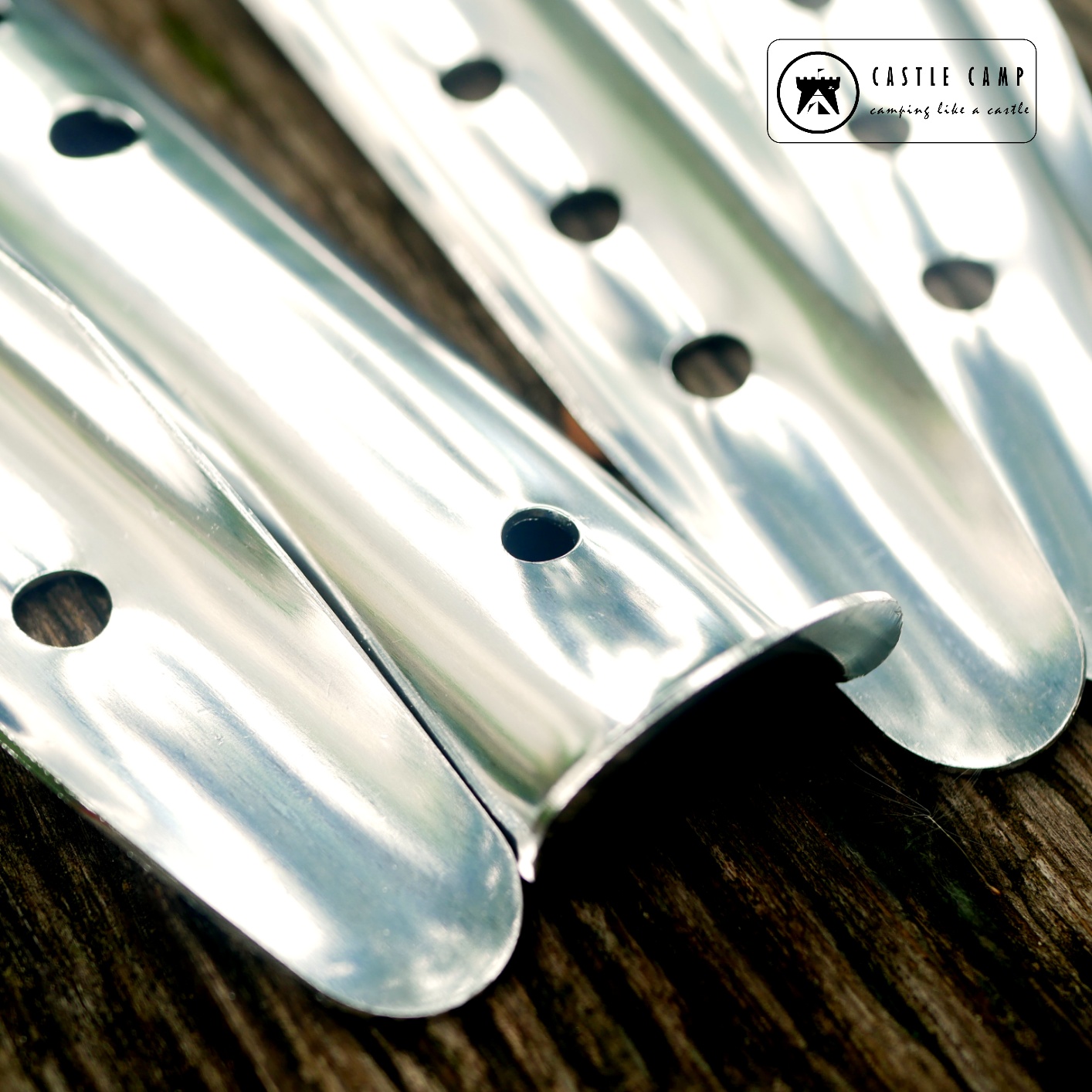 Aluminum Curve Sand Tent Peg 23cm.