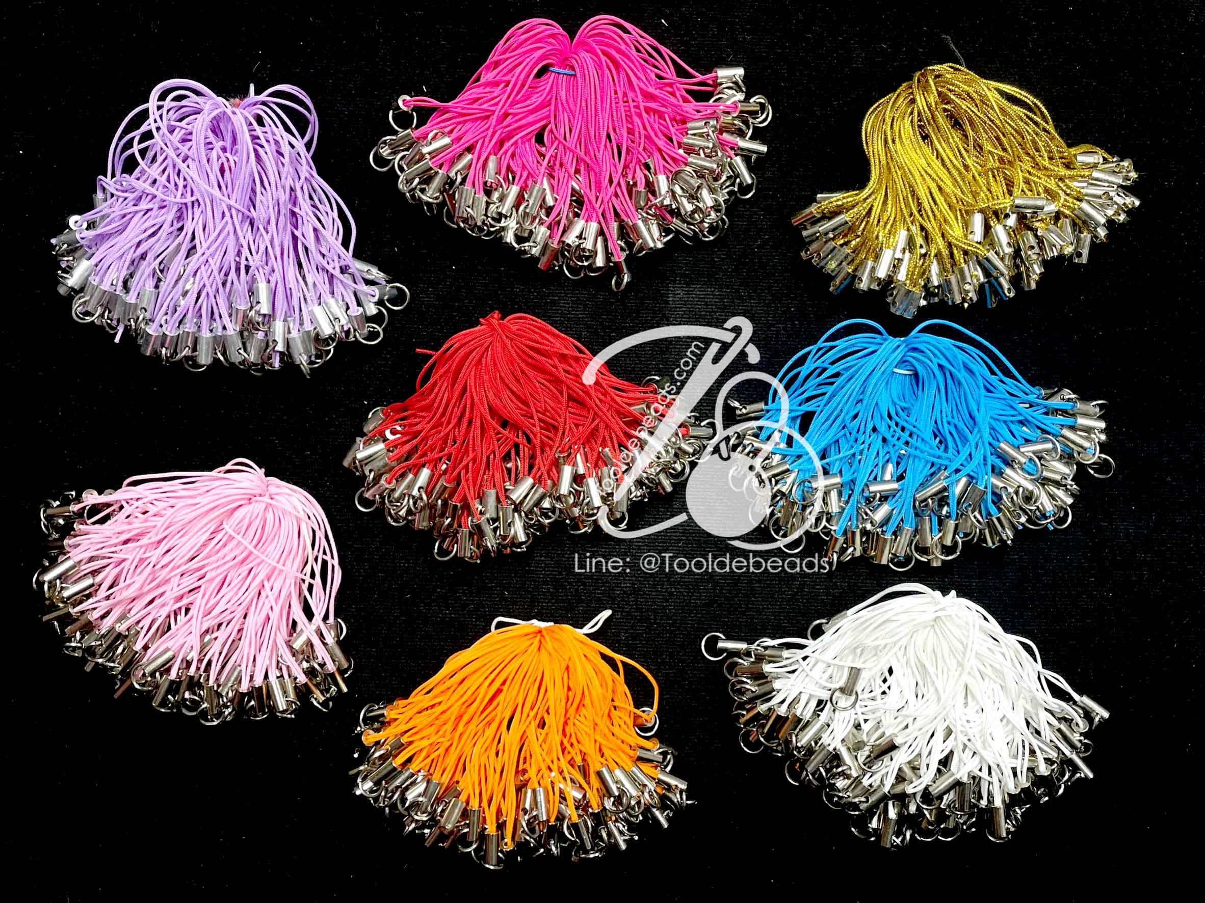 สายห้อยโทรศัพท์ ไม่มีก้ามปู (100 ชิ้น) SKU-07125