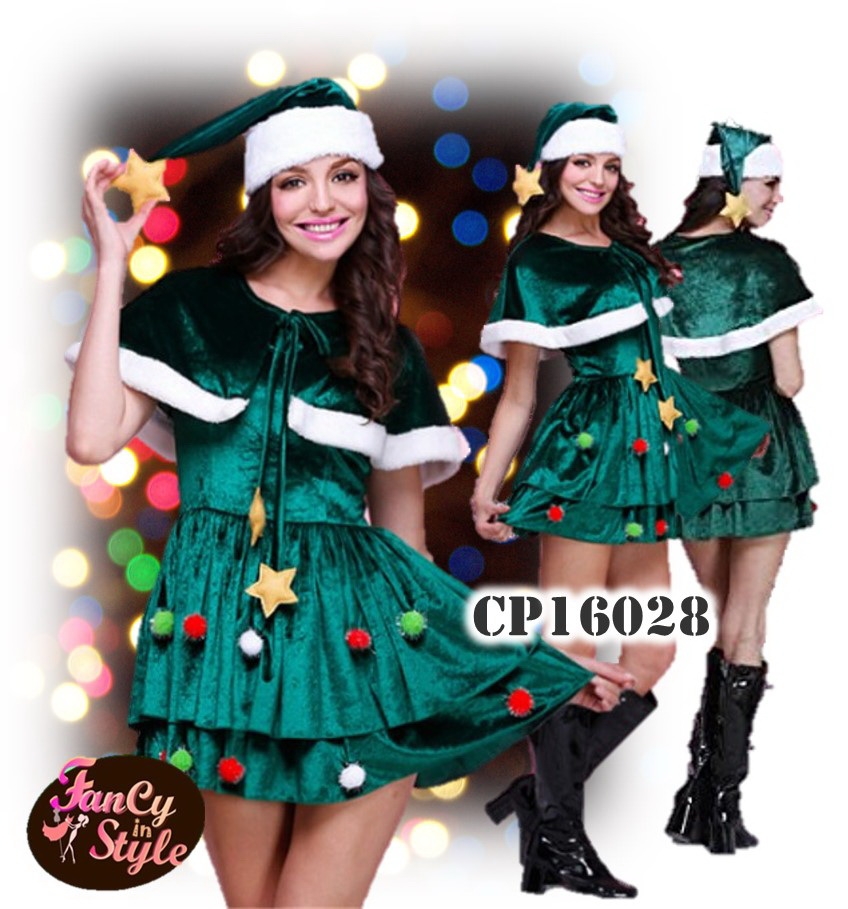 Christmas costume/Christmas Tree Girl Costume/ชุดแฟนซีต้นคริสมาสต์