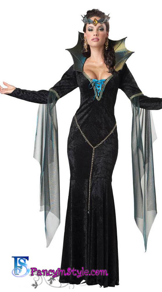 Witch Queen Costume/ชุดแฟนซีราชินีแม่มด/ชุดแฟนซีแม่มด