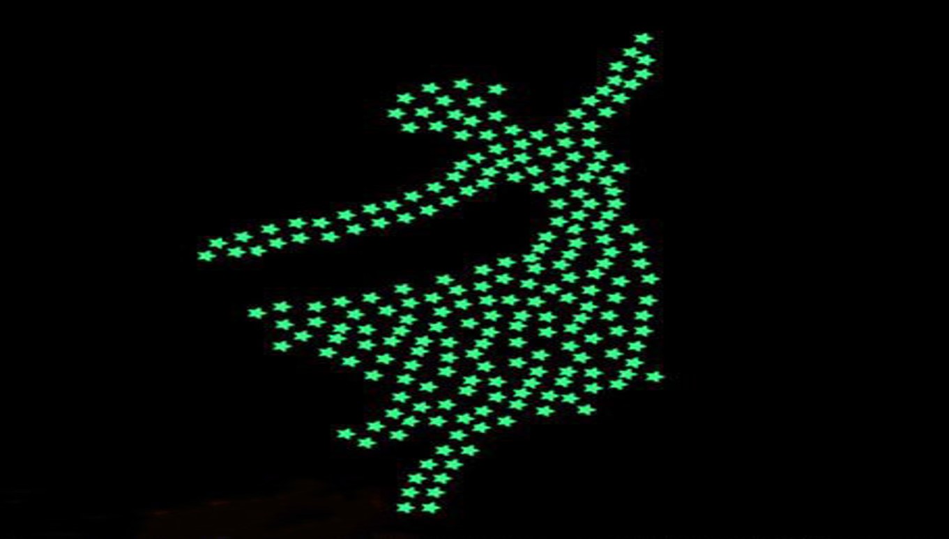 ดาวส่องแสงกลางคืนพร้อมส่ง หลายแบบ หลากสีของตกแต่ง