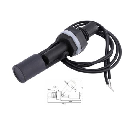 Horizontal Float Sensor Switch Side Mount Liquid Water Level Sensor Controller Automatic Water Pump Controller For Tank Pool