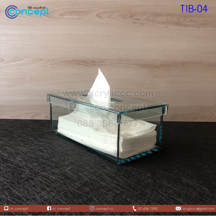 กล่องทิชชู่อะคริลิค (TIB-04)