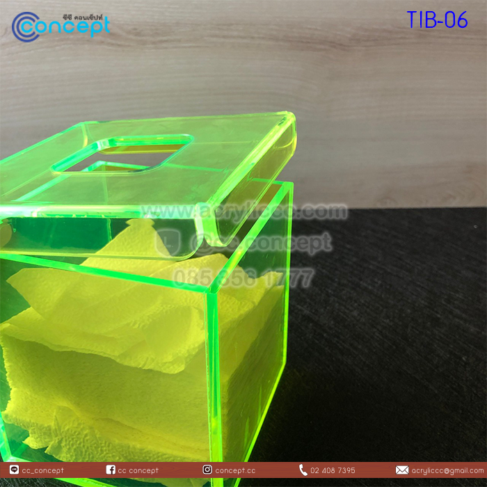 กล่องทิชชู่อะคริลิค (TIB-06)
