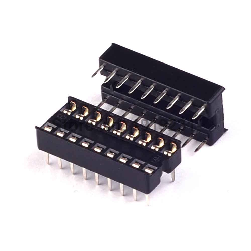 18 Pin DIP SIP IC Sockets Adapter Solder Type Narrow