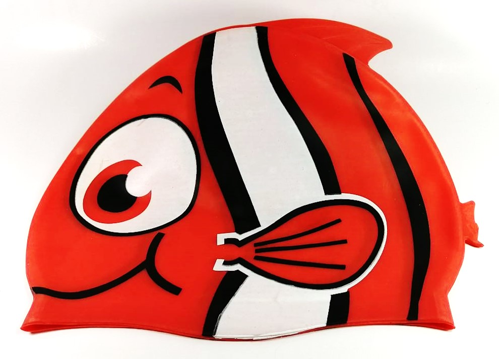 หมวกว่ายน้ำเด็กแฟนซี พร้อมส่งสดใสแบบซิลิโคนหยืดหยุ่นหลากสี