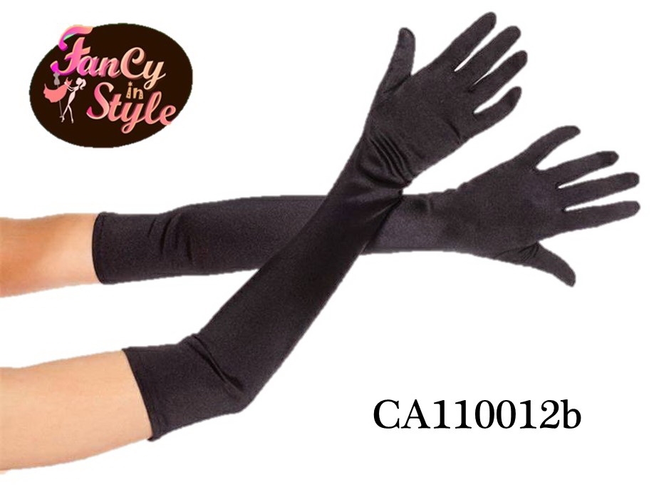 Black Long Gloves/ถุงมือยาวสีดำ