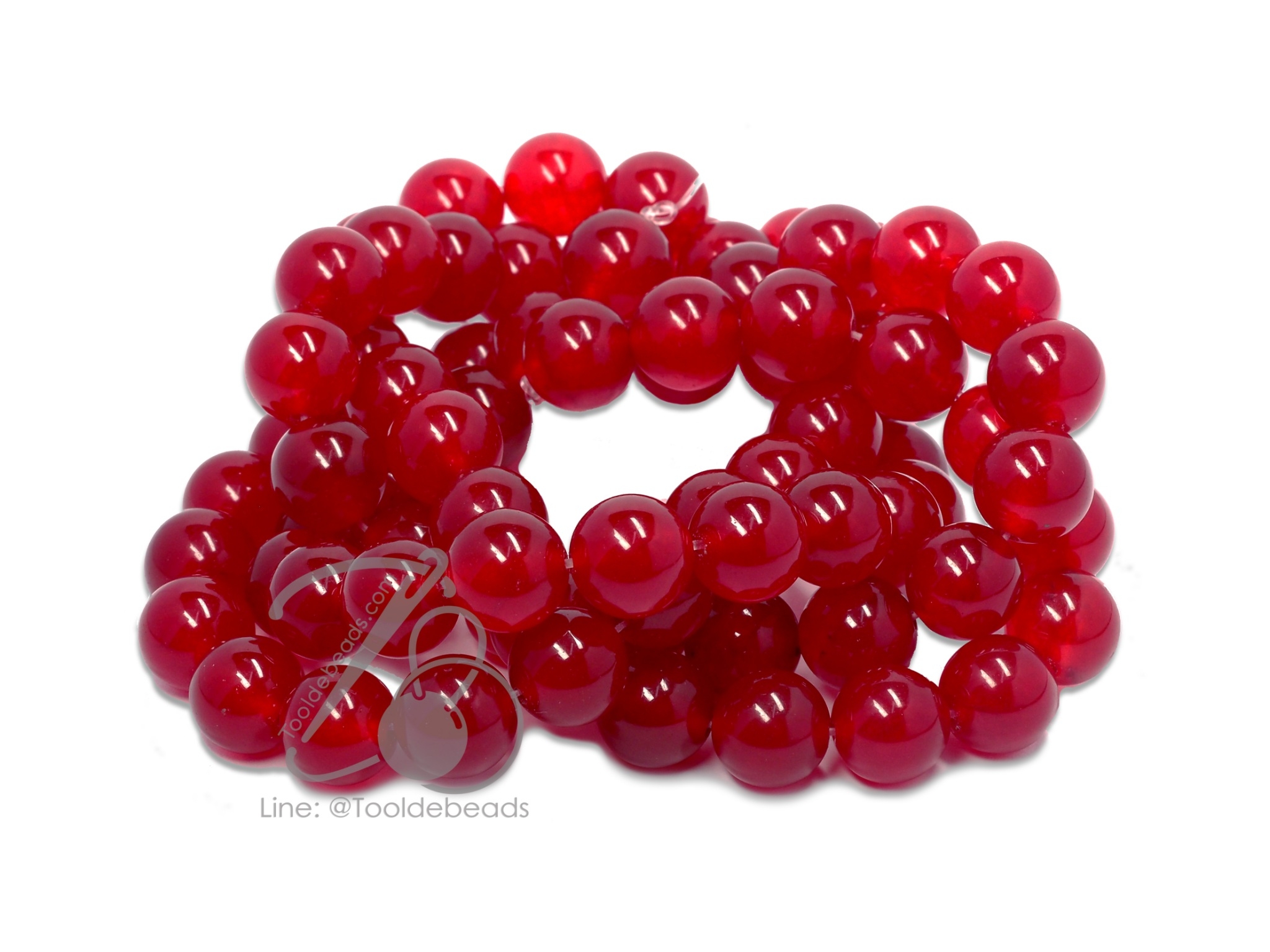 หิน Ruby 10มม. (38 เม็ด) SKU-01277