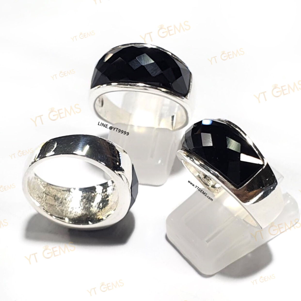 แหวนนิล แหวนเงินแท้ พลอยนิลแท้ YTG-11462 YTGEMS