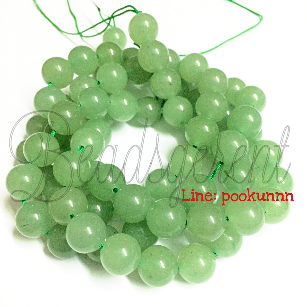 หิน Aventurine 10มม. (38 เม็ด) SKU-00970