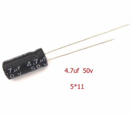 4.7uF 50V 5*11 Electrolytic capacitor